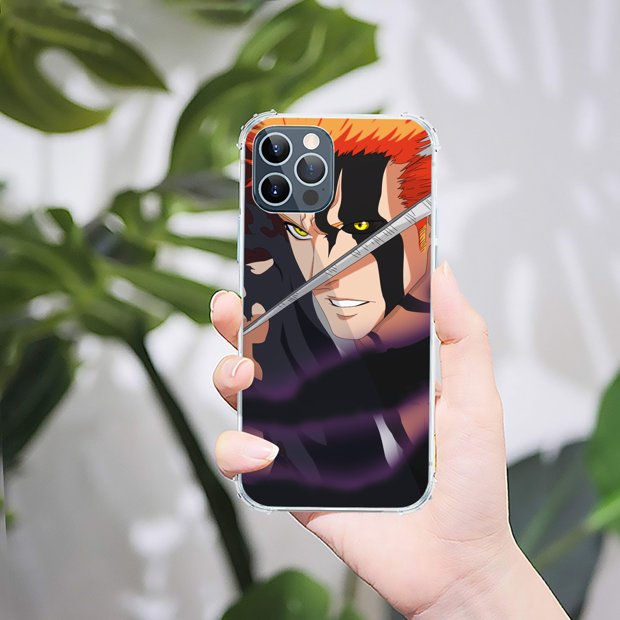 （画像用） ブリーチ BLEACH 【iPhone 12シリーズ対応】透明スマホケース（クリアソフトケース）